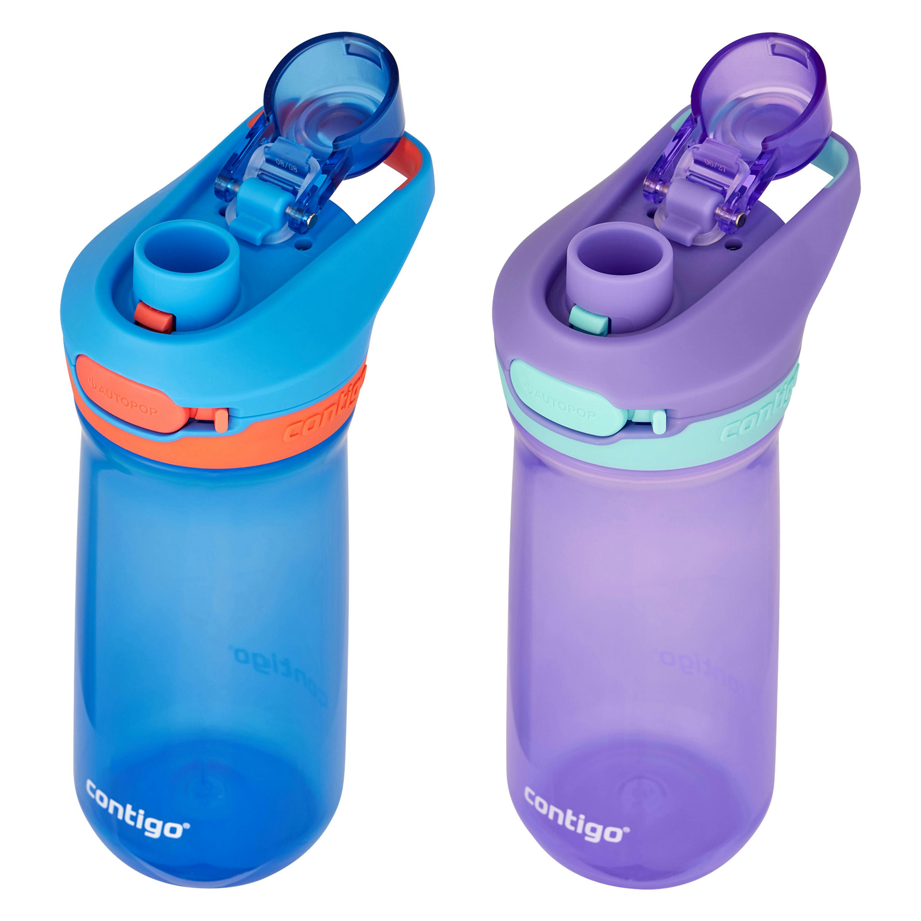 Contigo® Kids’ Jessie Water Bottle with Pop-Open Leak-Proof Chug Lid, 14oz