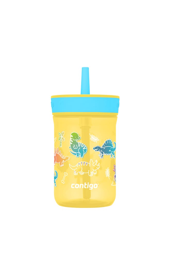 Kids’ Leighton Straw Tumbler with Spill-Proof Leak-Proof Lid, 14oz X1