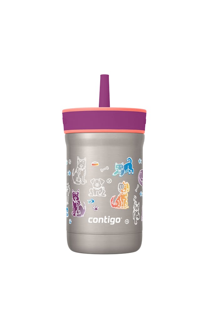 Kids Leighton Spill-Proof Stainless Steel Tumbler with Straw, 12oz G5