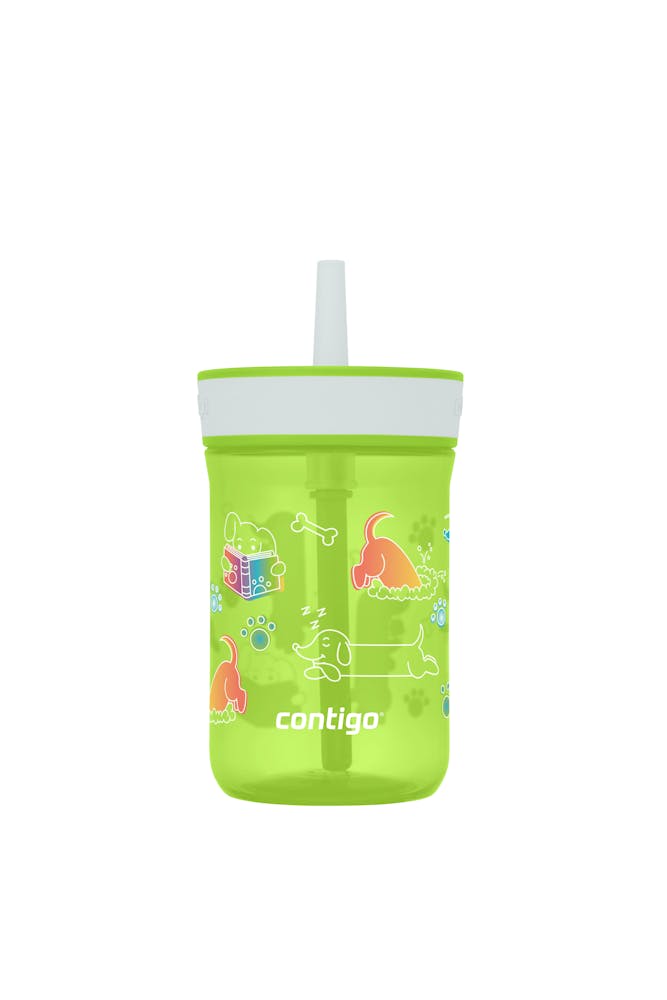 Kids’ Leighton Straw Tumbler with Spill-Proof Leak-Proof Lid, 14oz X1